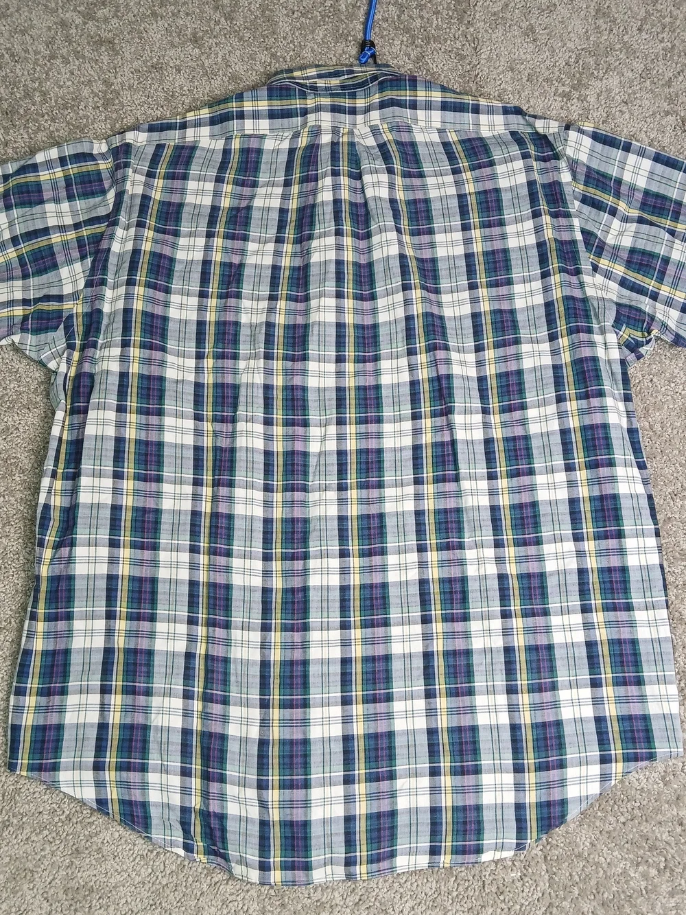 Ralph Lauren Golf Tilden Men's Button-Up Shirt‎ Tartan Plaid - Size Large